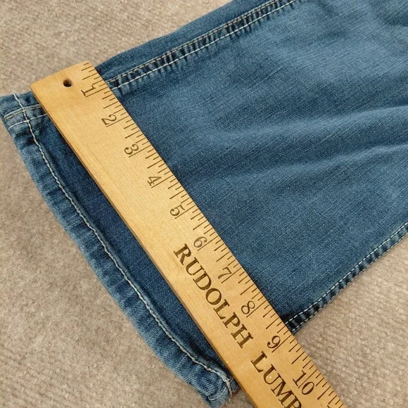 Ariat Rebar Perfect Rise Boot Jeans Womens Size 20WR Malibu Blue Riveter - Picture 12 of 16